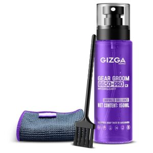 Gizga Pro Series 3-in-1 Cleaning KIT - 150ml Cleaning Spray, Microfiber Cloth & Cleaning Brush| Safe Screen Cleaner for